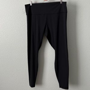 Lululemon Wunder Under High Rise 28” Black Leggings Size 18 Like New